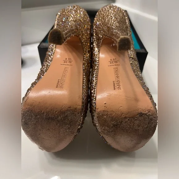 Benjamin Adams Modelo Rio Champagne Strass Shoes - Picture 4 of 5